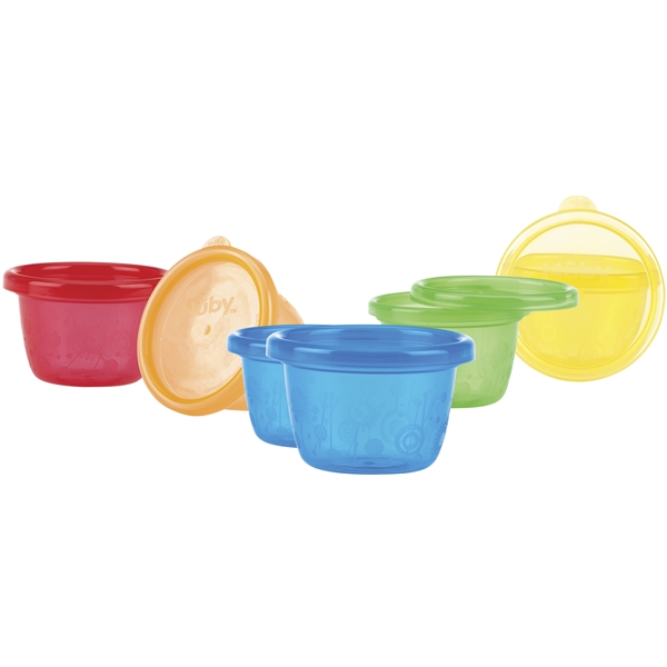 Nûby Snack Bowl Set Pakke med 6 stk. 120 ml