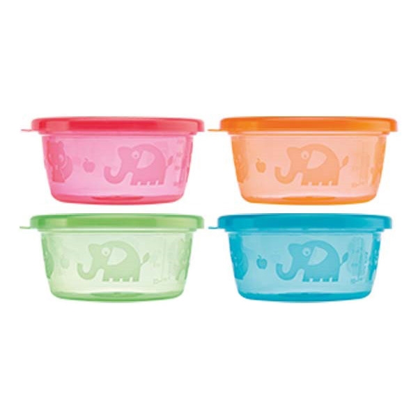 Nûby Snack Bowl Set Pakke med 4 stk. 240 ml