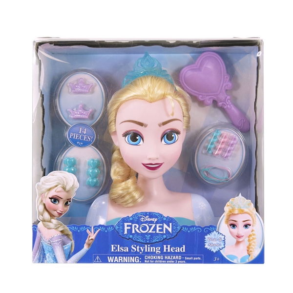 Elsa Frost Frozen Frisurehoved (Billede 1 af 2)