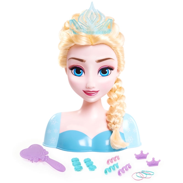 Elsa Frost Frozen Frisurehoved (Billede 2 af 2)