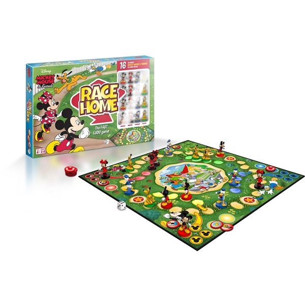 Mickey & Friends Race Home Ludo Spil (Billede 2 af 2)