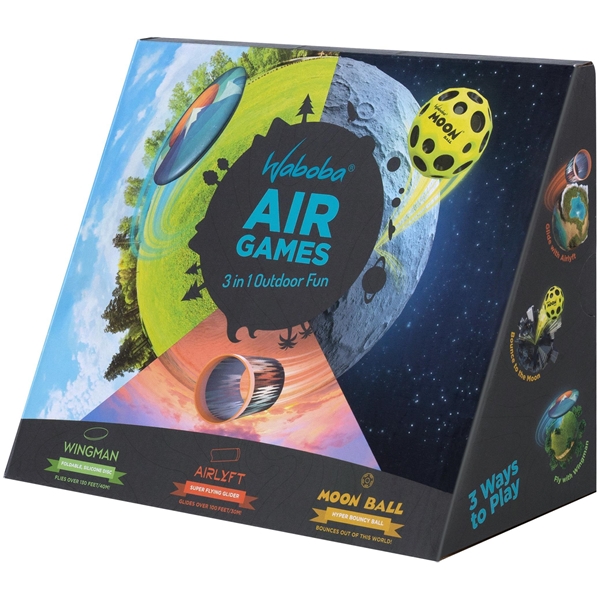 Waboba 3-i-1 Air Games Bundle Pack (Billede 2 af 2)