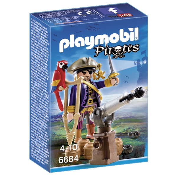 6684 Playmobil Piratkaptajn (Billede 1 af 2)