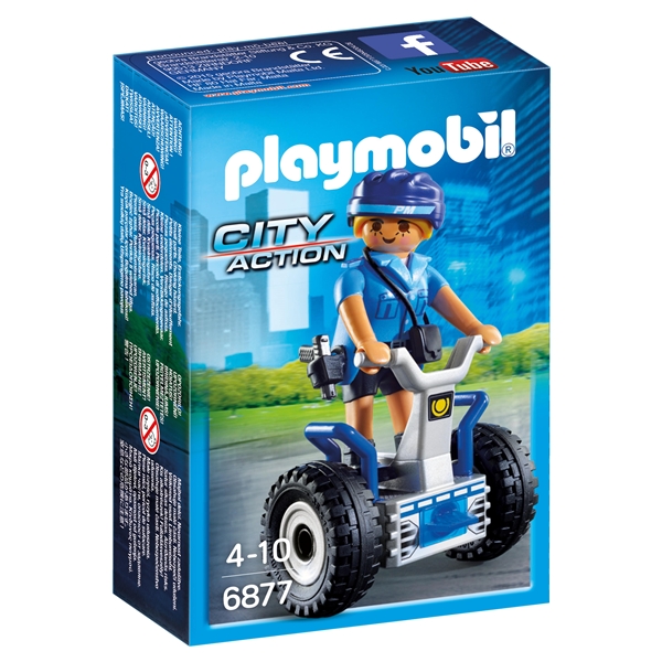 6877 Playmobil Politikvinde med Segway (Billede 1 af 3)