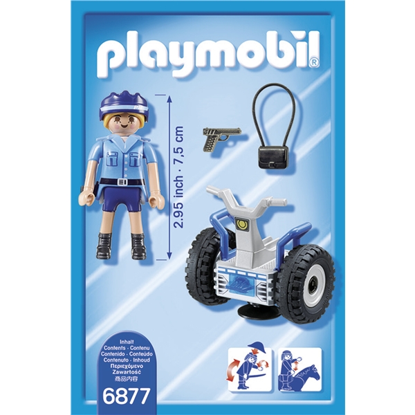 6877 Playmobil Politikvinde med Segway (Billede 2 af 3)