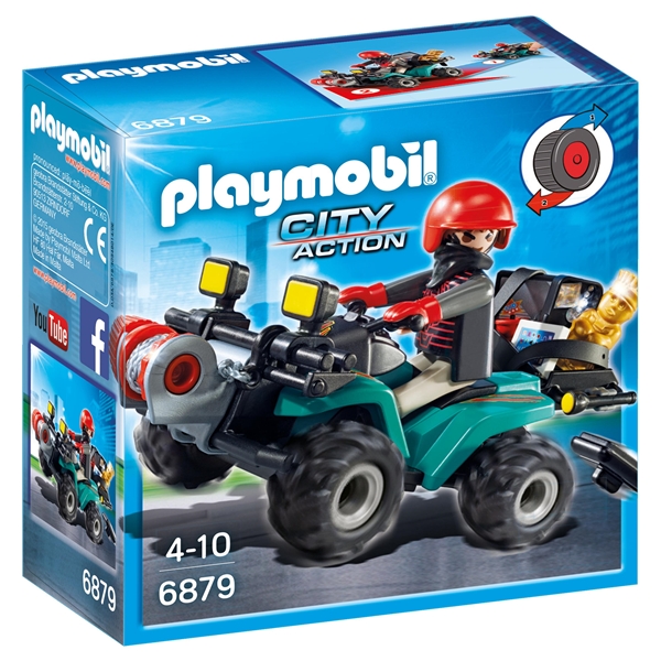 6879 Playmobil Bandit på ATV (Billede 1 af 3)