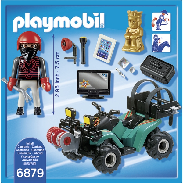 6879 Playmobil Bandit på ATV (Billede 2 af 3)