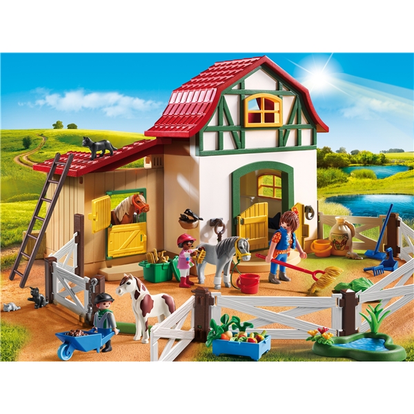 6927 Playmobil Ponyfarm (Billede 3 af 3)