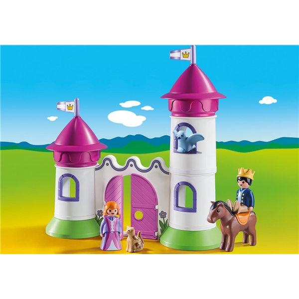 9389 Playmobil Slot med Stabletårn (Billede 3 af 3)