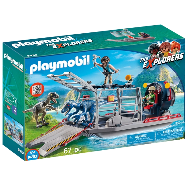 9433 Playmobil Propelbåd med Dinobur (Billede 1 af 5)