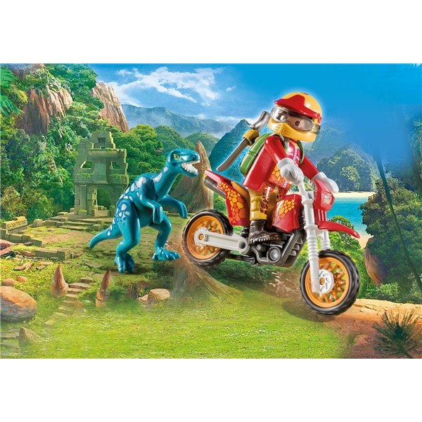 9431 Playmobil Motorcrosscykel med Raptor (Billede 3 af 3)