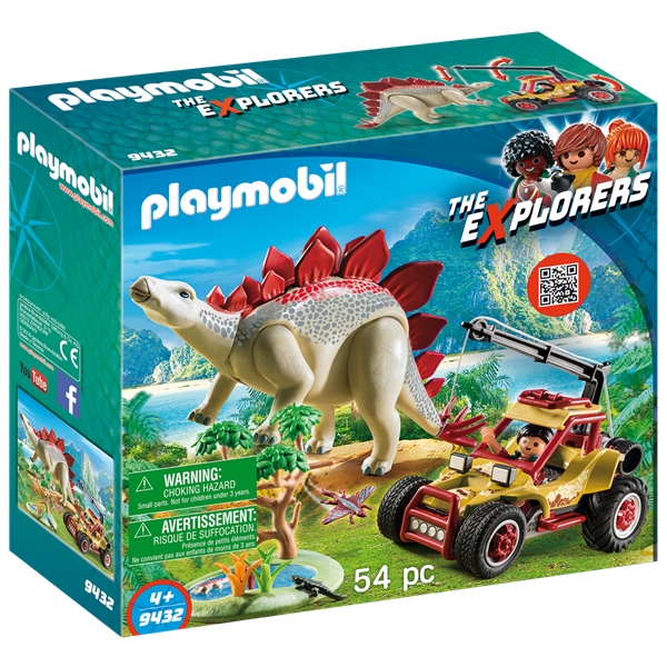 9432 Playmobil Forskermobil med Stegosaurus (Billede 1 af 3)