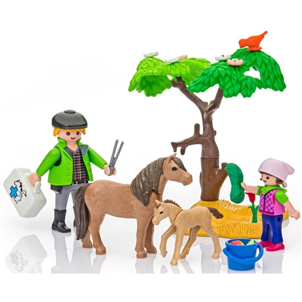 6949 Playmobil Dyrlæge med Pony og Føl (Billede 3 af 4)