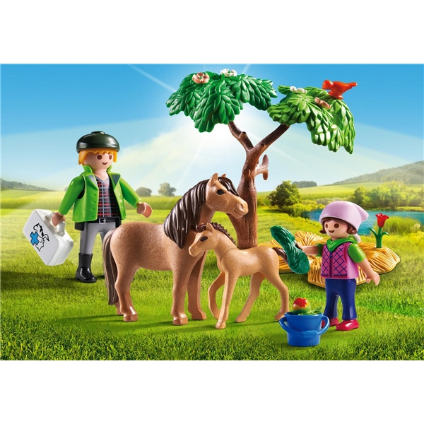 6949 Playmobil Dyrlæge med Pony og Føl (Billede 4 af 4)