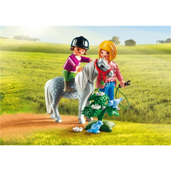 6950 Playmobil Gåtur med Pony (Billede 4 af 4)