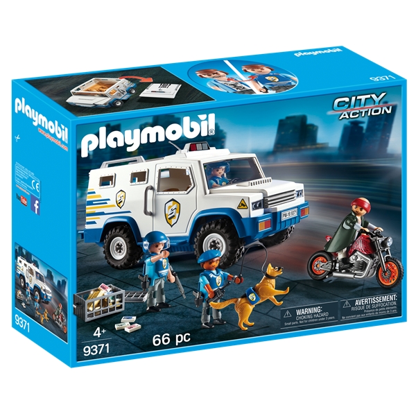 9371 Playmobil Pengetransportbil (Billede 1 af 5)