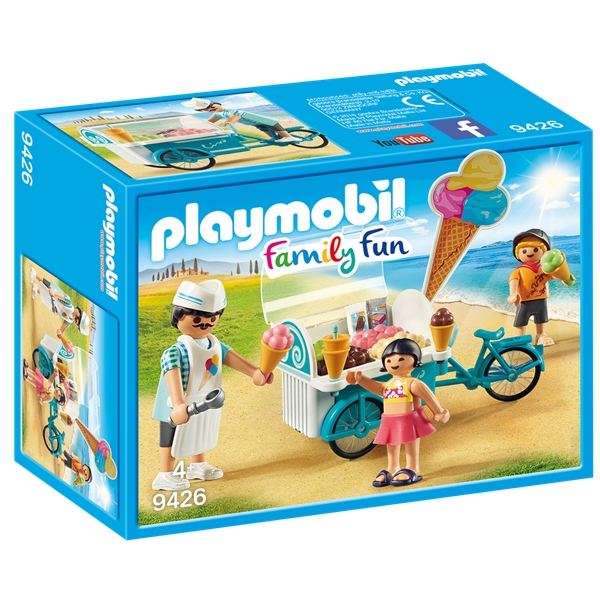 9426 Playmobil Cykel med Isvogn (Billede 1 af 3)