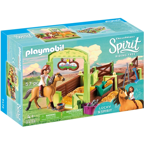 9478 Playmobil Hesteboks Lucky og Spirit (Billede 1 af 2)
