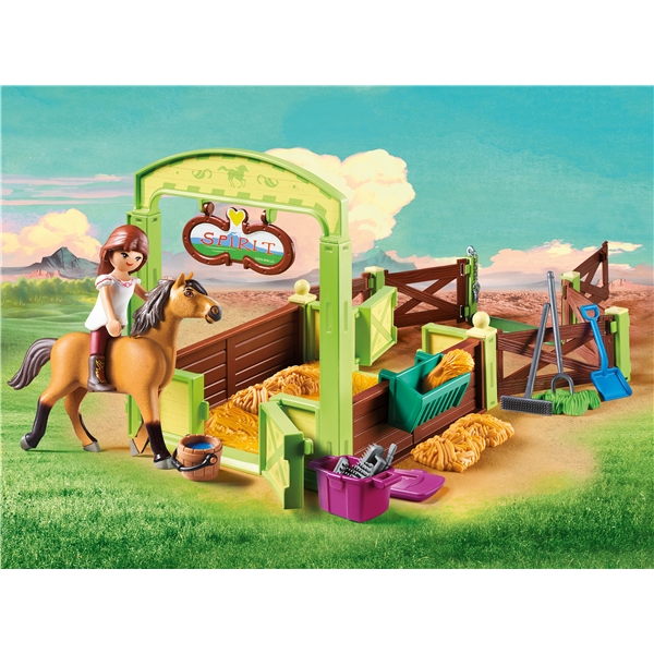 9478 Playmobil Hesteboks Lucky og Spirit (Billede 2 af 2)