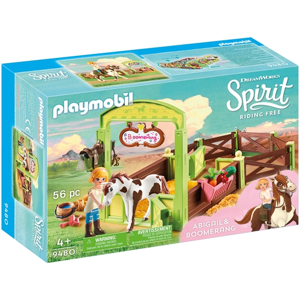 9480 Playmobil Hesteboks Abigail og Boomerang (Billede 1 af 2)