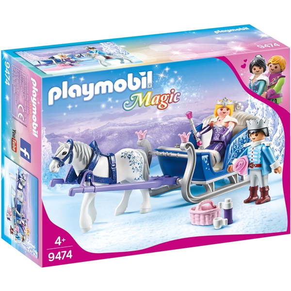 9474 Playmobil Slæde med Kongepar (Billede 1 af 2)