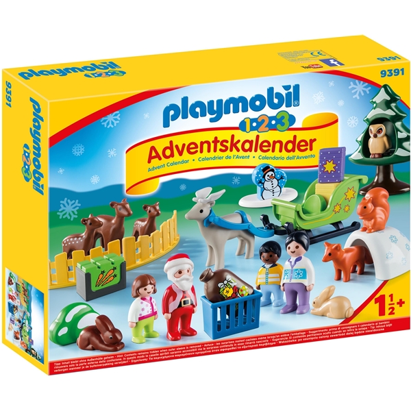 9391 Playmobil Julekalender Jul i Dyrenes Skov (Billede 1 af 2)