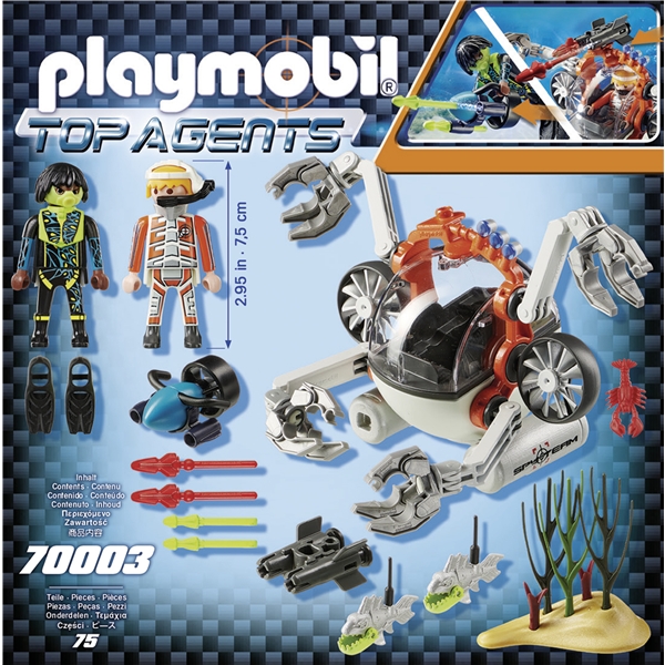 70003 Playmobil SPY TEAM Undervandsfartøj (Billede 2 af 3)