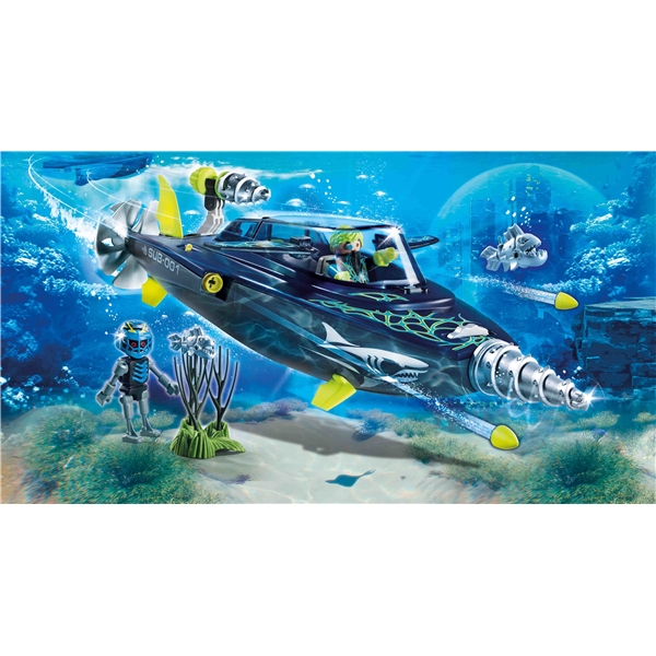 70005 Playmobil TEAM S.H.A.R.K Destroyer med Bor (Billede 3 af 3)