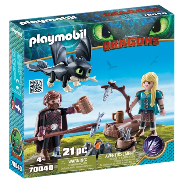 70040 Playmobil Hikke og Astrid med Baby-Drage (Billede 1 af 3)