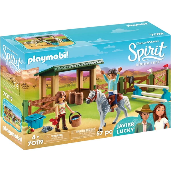 70119 Playmobil Ridebane med Lucky og Javier (Billede 1 af 2)