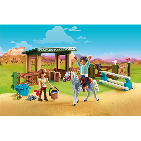70119 Playmobil Ridebane med Lucky og Javier (Billede 2 af 2)