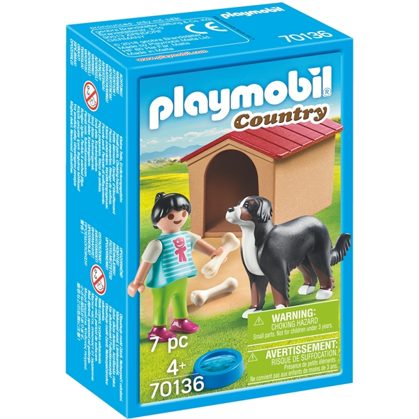 70136 Playmobil Hund med Hundehus (Billede 1 af 2)