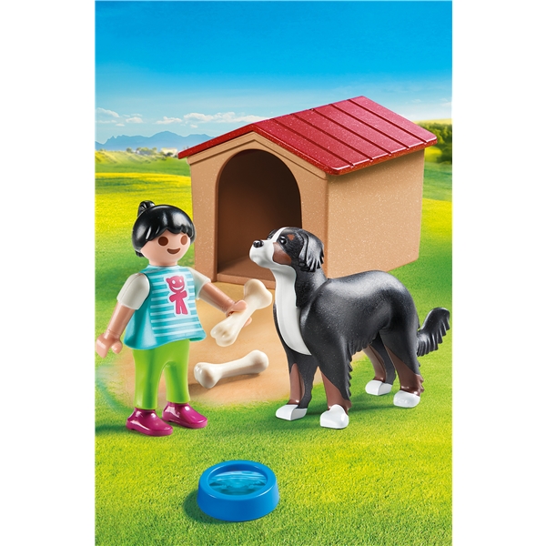 70136 Playmobil Hund med Hundehus (Billede 2 af 2)