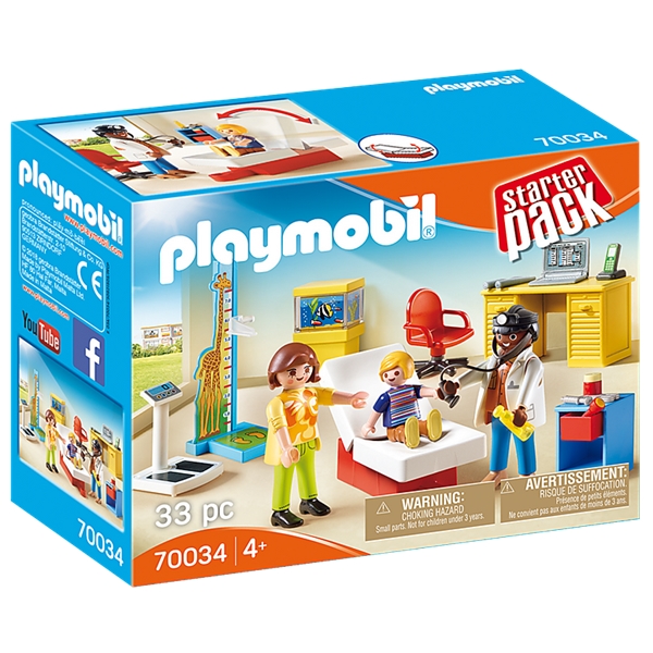 70034 Playmobil StarterPack Besøg Børnelægen (Billede 1 af 3)