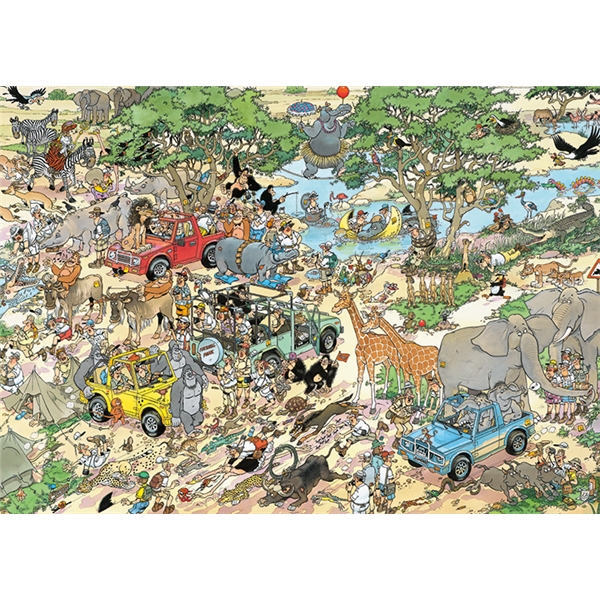 Puslespil 1000 Brikker - Safari (Billede 2 af 2)