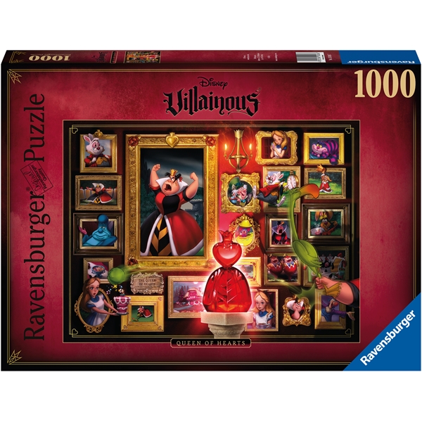 Puslespil 1000 Br. Villainous: Queen of Hearts (Billede 1 af 5)