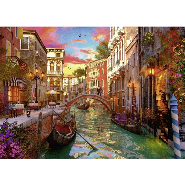 Puslespil 1000 Brikker Venice Romance (Billede 2 af 2)
