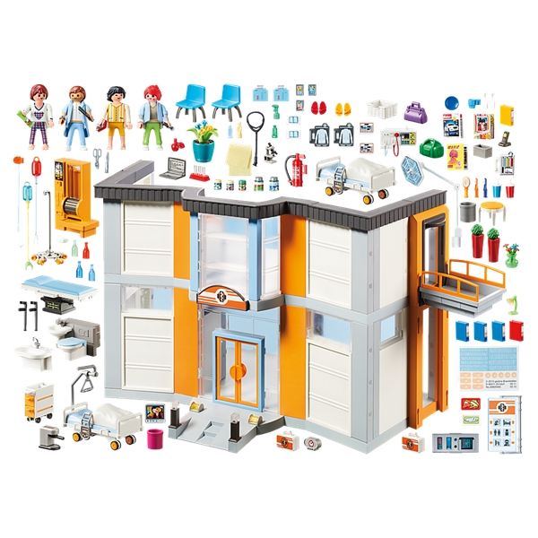 70190 Playmobil Stort Hospital med Møbler (Billede 2 af 3)