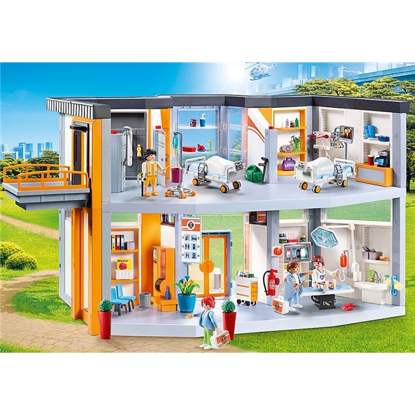 70190 Playmobil Stort Hospital med Møbler (Billede 3 af 3)