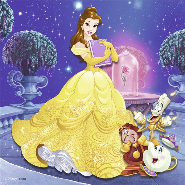 Puslespil 3 x 49 Brikker Disney Princess (Billede 4 af 4)