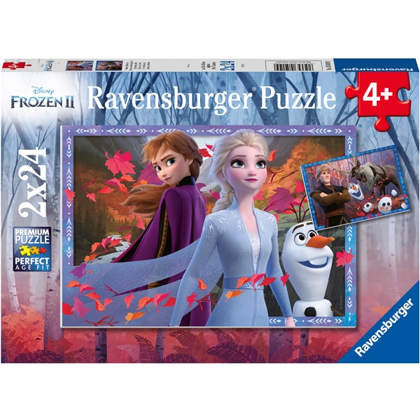 Puslespil 2 x 24 Brikker Disney Frozen 2 (Billede 1 af 3)