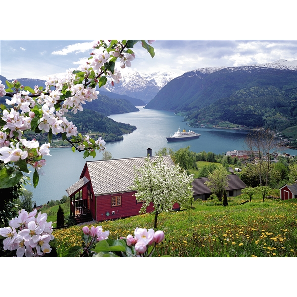 Puslespil 500 Brikker Scandinavien Landscape (Billede 2 af 2)