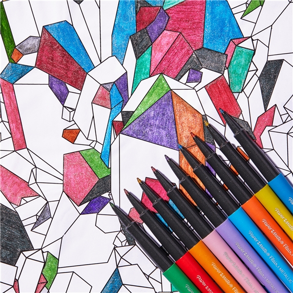 PaperMate Flair Metallic Pakke med 6 stk. (Billede 3 af 3)