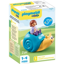 71322 Playmobil 1.2.3 Sneglevippe m Raslefunktion