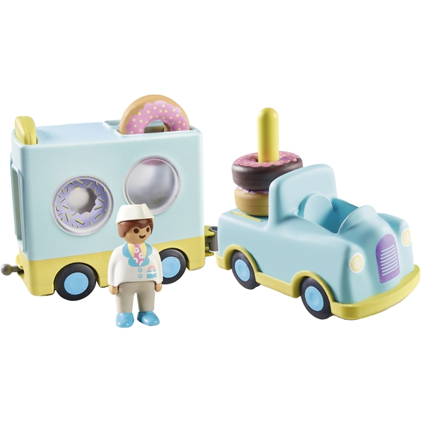 71325 Playmobil 1.2.3 Skør Donut Truck (Billede 2 af 7)