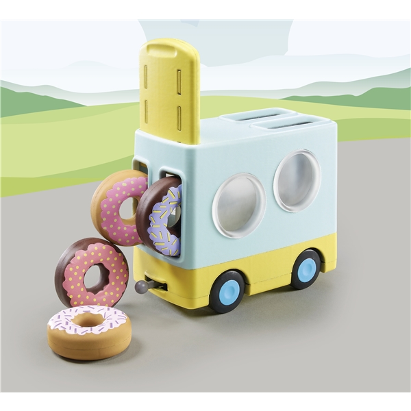 71325 Playmobil 1.2.3 Skør Donut Truck (Billede 4 af 7)