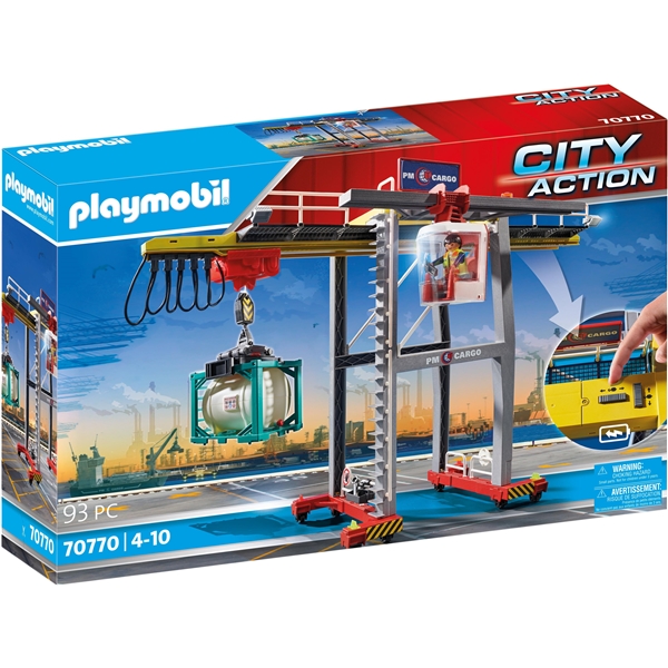 70770 Playmobil Cargo Lastkran med Container (Billede 1 af 6)