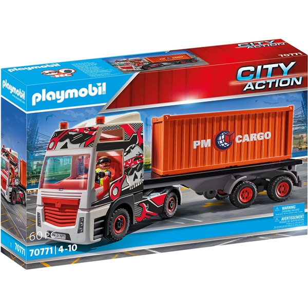 70771 Playmobil Cargo Lastbil med Godscontainer (Billede 1 af 7)
