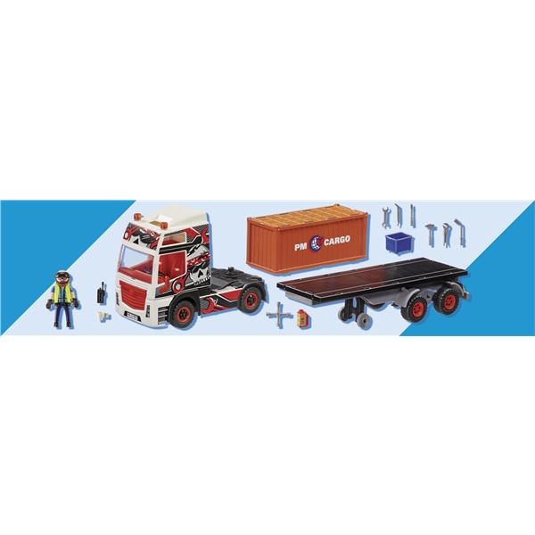 70771 Playmobil Cargo Lastbil med Godscontainer (Billede 2 af 7)