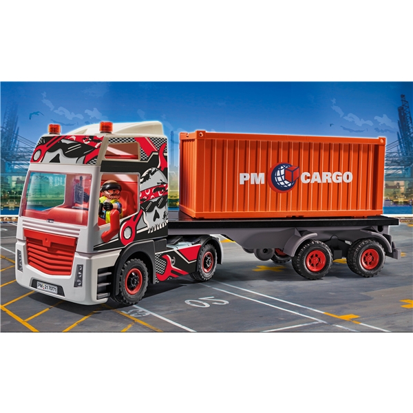 70771 Playmobil Cargo Lastbil med Godscontainer - Playmobil - |